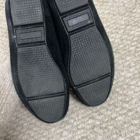 Steve Madden Black Suede Venetian Loafers size 10 - Picture 5 of 9
